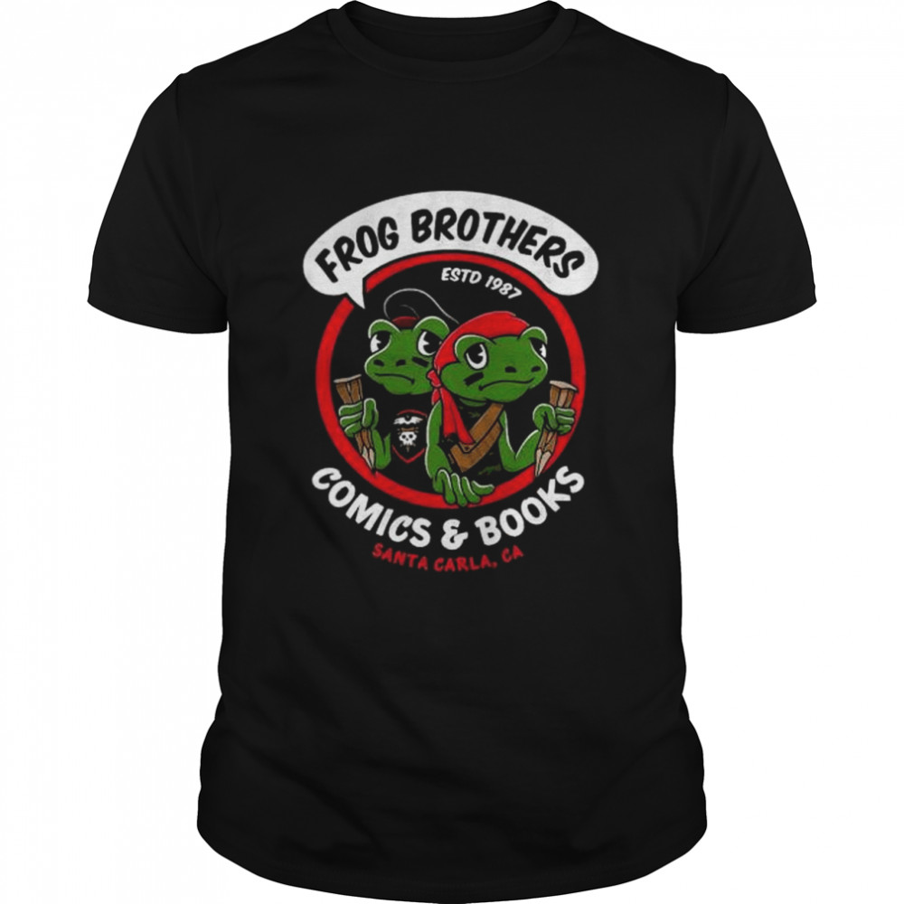 Frog brothers comics and books Santa Carla estd 1987 shirt Classic Men's T-shirt