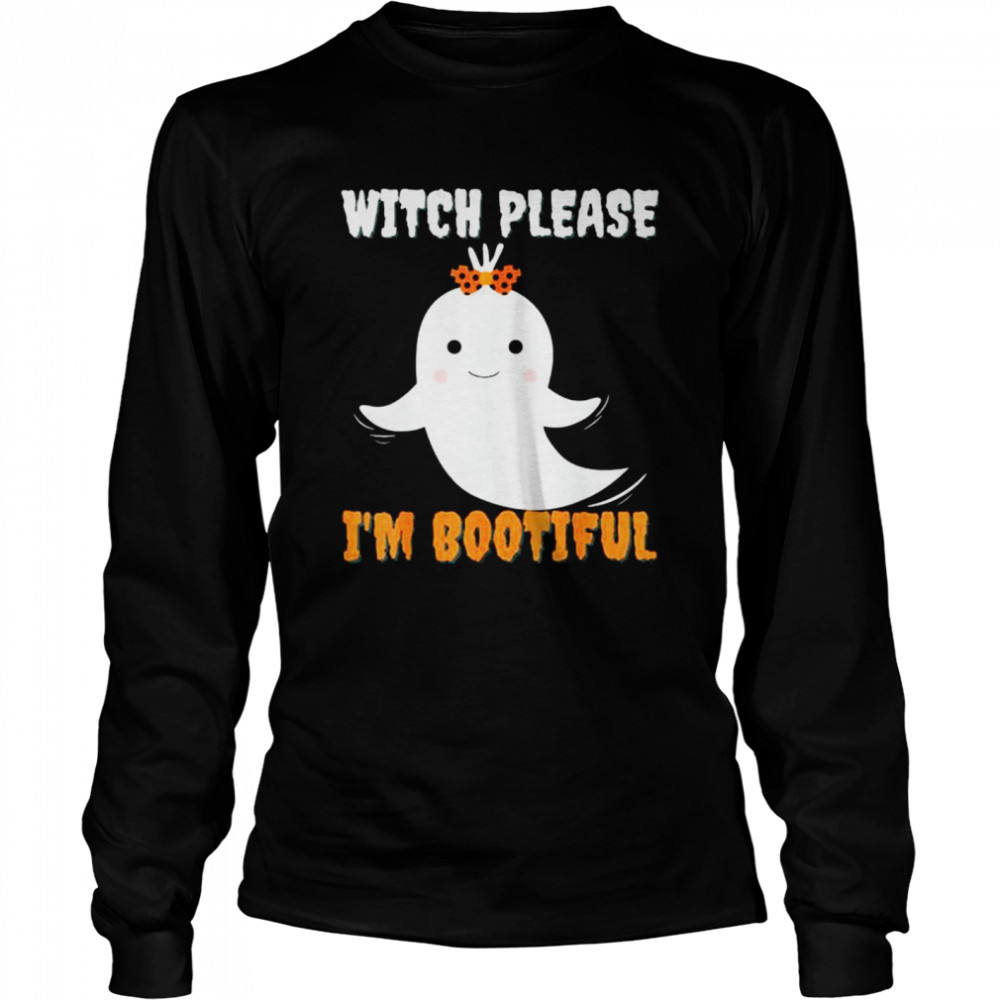 2021 Witch Please I’m Bootiful Halloween  Long Sleeved T-shirt