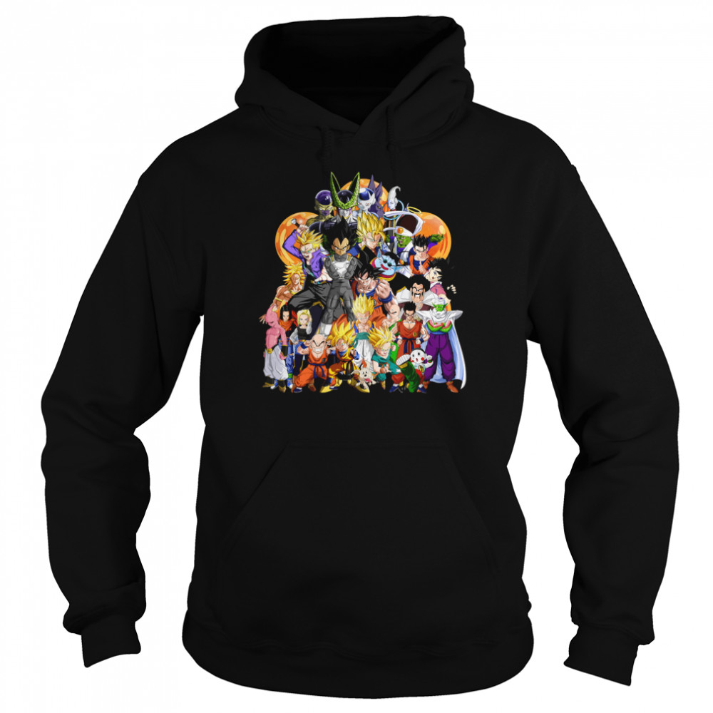 Dragon Ball Z Another Character Collage shirt Unisex Hoodie