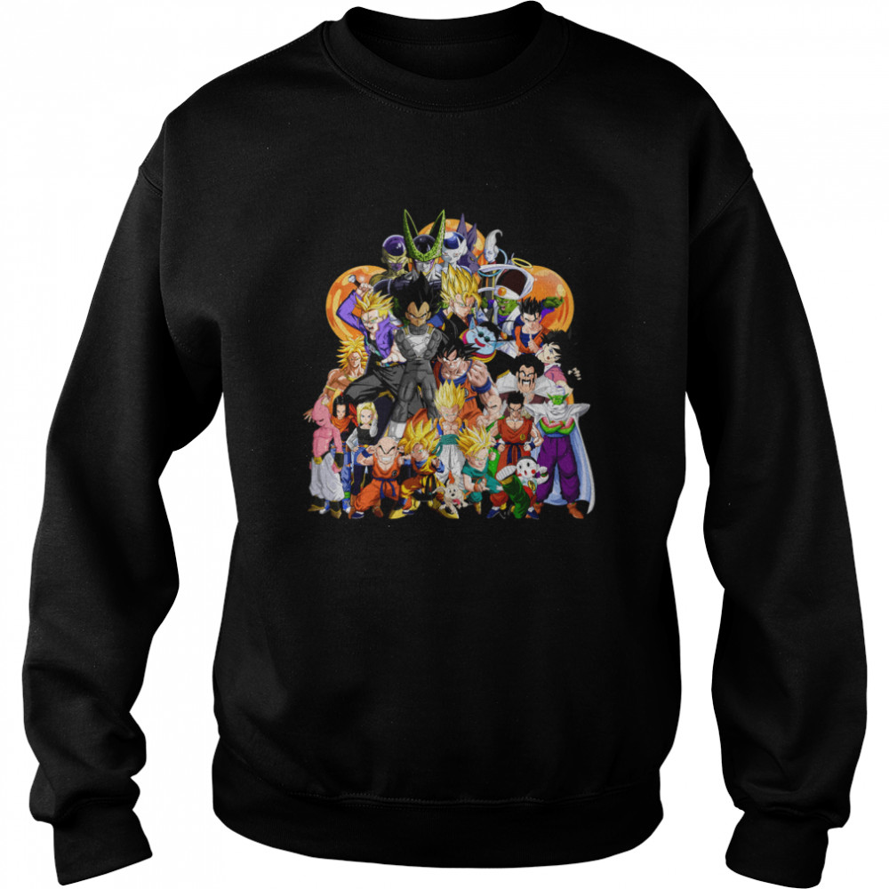 Dragon Ball Z Another Character Collage shirt Unisex Sweatshirt