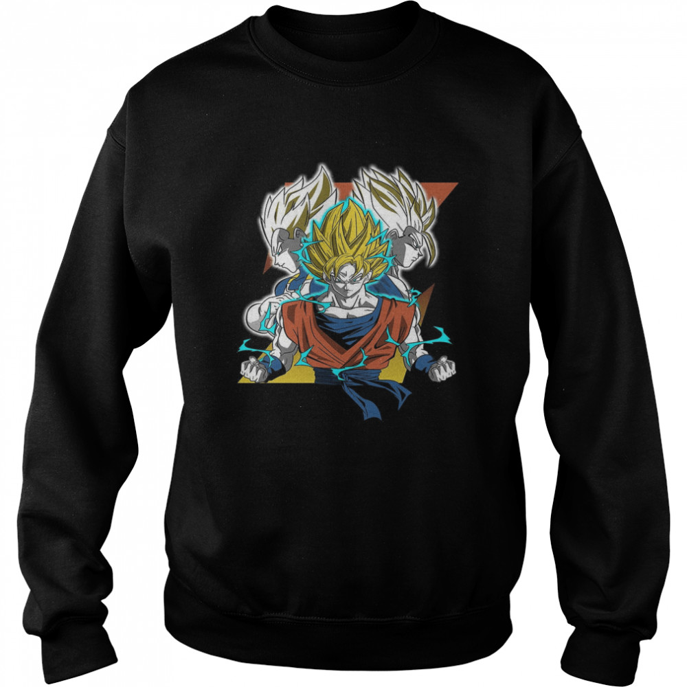 Saiyan Trio shirt Unisex Sweatshirt