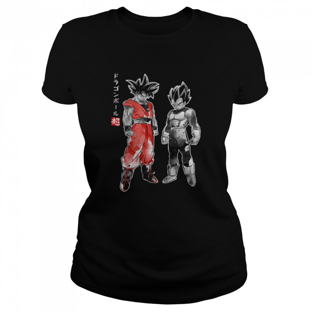 Saiyan Warriors sumi e shirt Classic Women's T-shirt