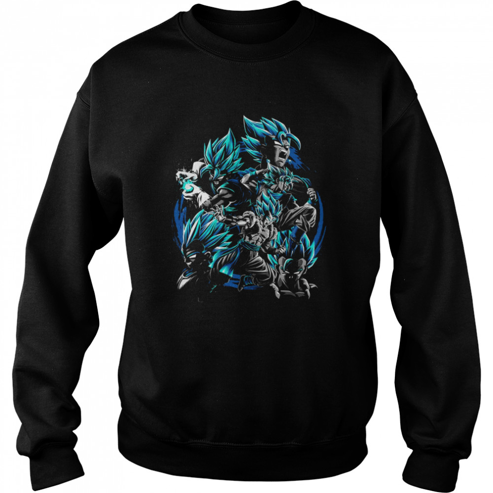 Son Goku fusion Vegeta Dragon ball z shirt Unisex Sweatshirt