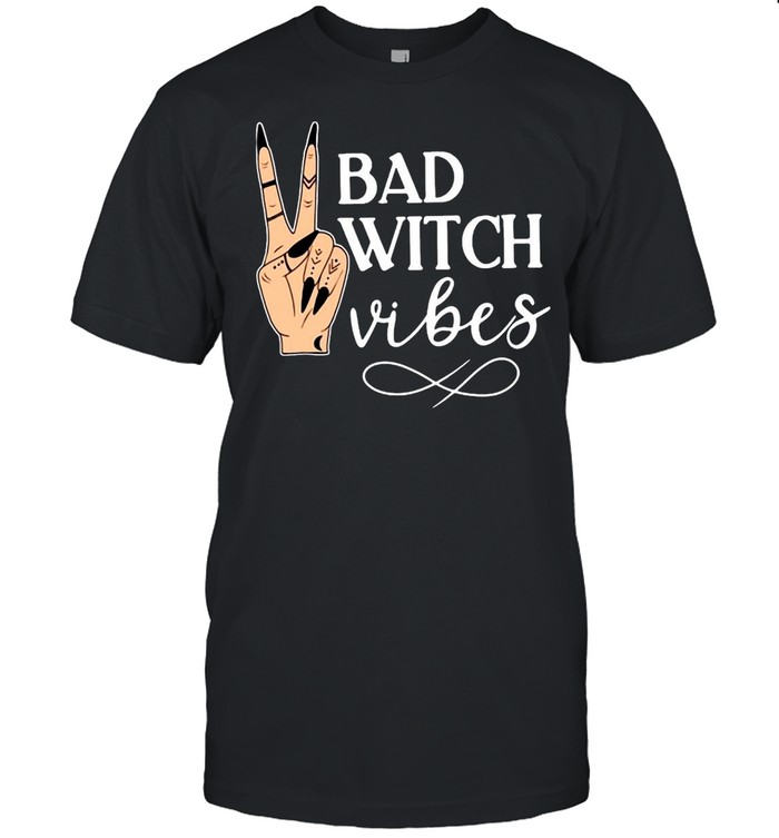 Witch Apparel Bad Witch Vibes Witch Hand Halloween T-shirt Classic Men's T-shirt