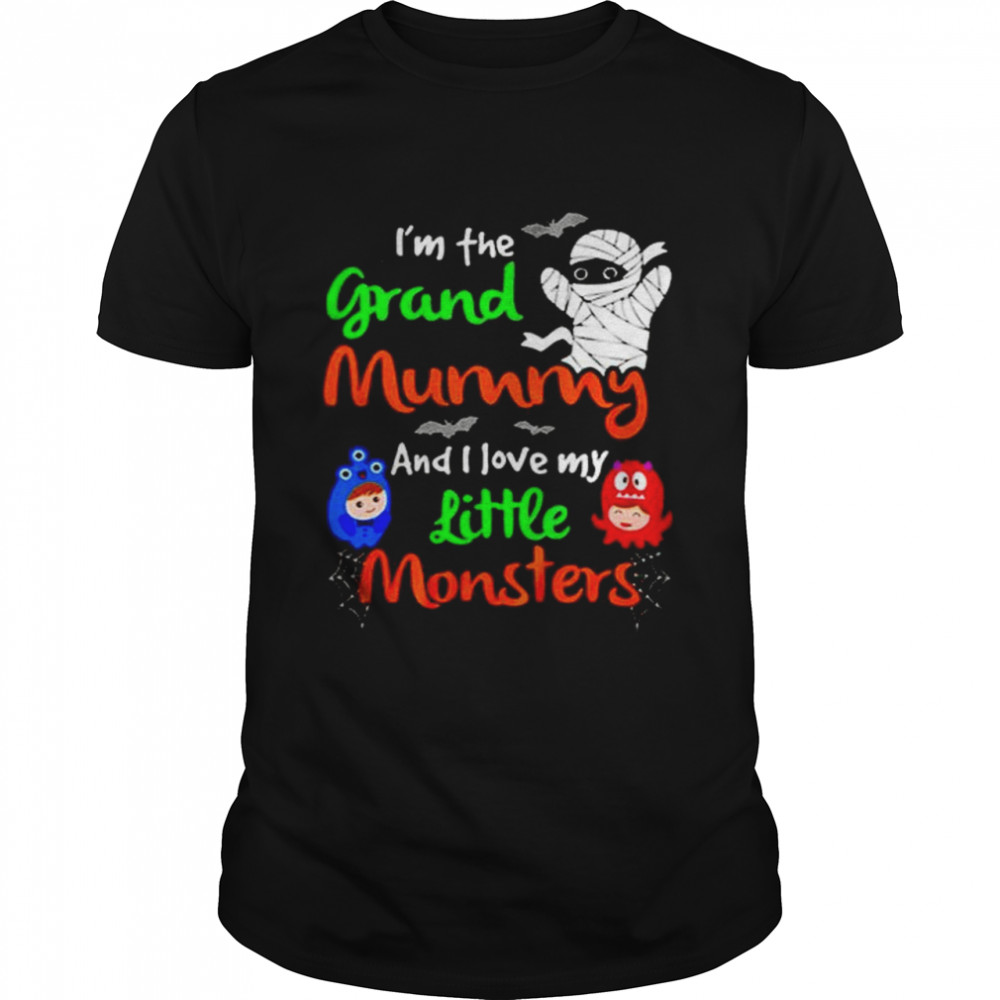 I’m the mummy and I love my little monsters halloween shirt