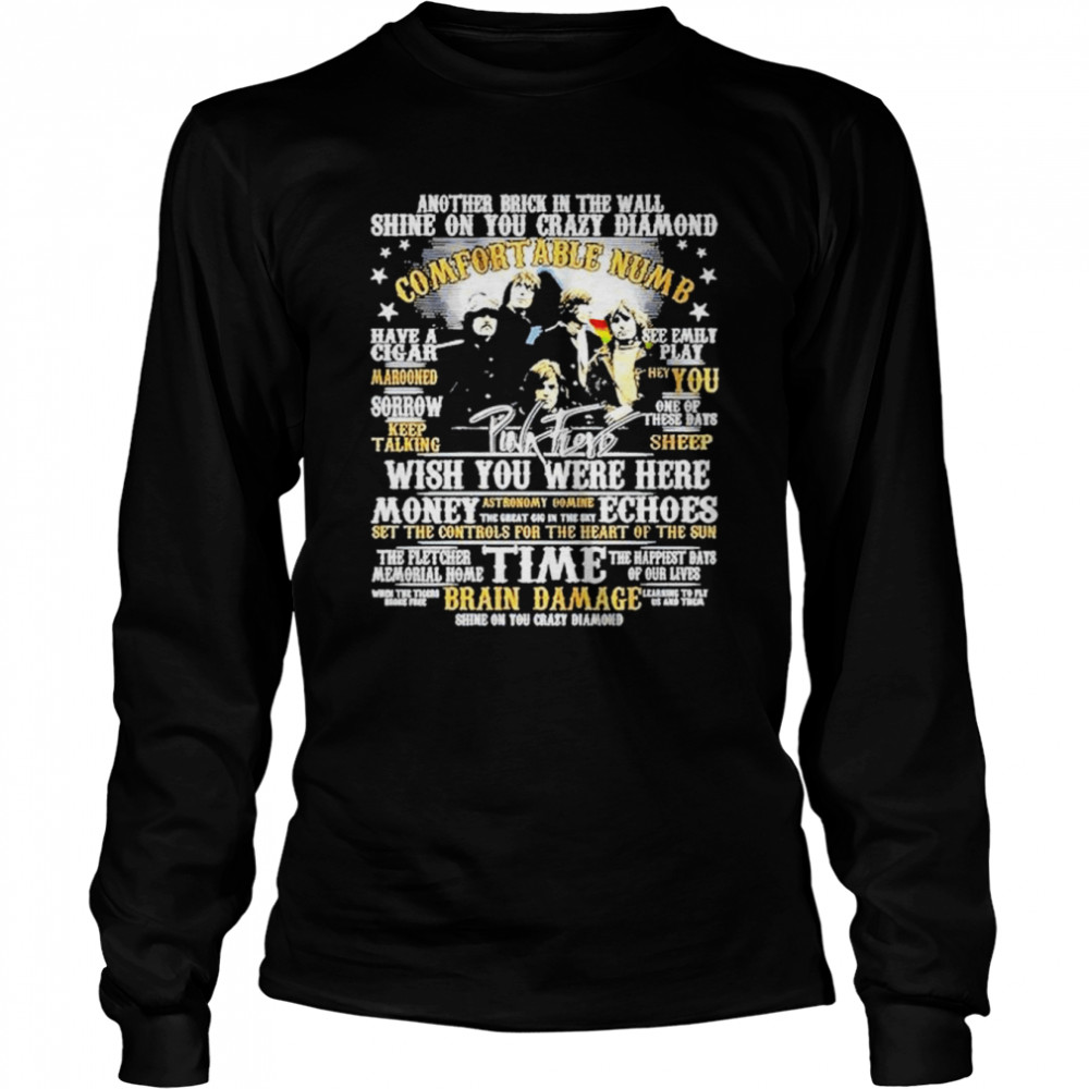 Pink Floyd wish you were here money echoes shirt Long Sleeved T-shirt