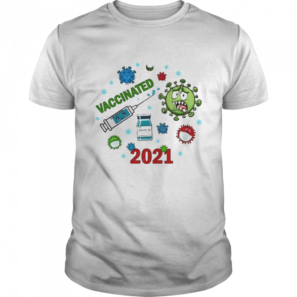 Vaccinated Christmas Coronavirus 2021 Shirt