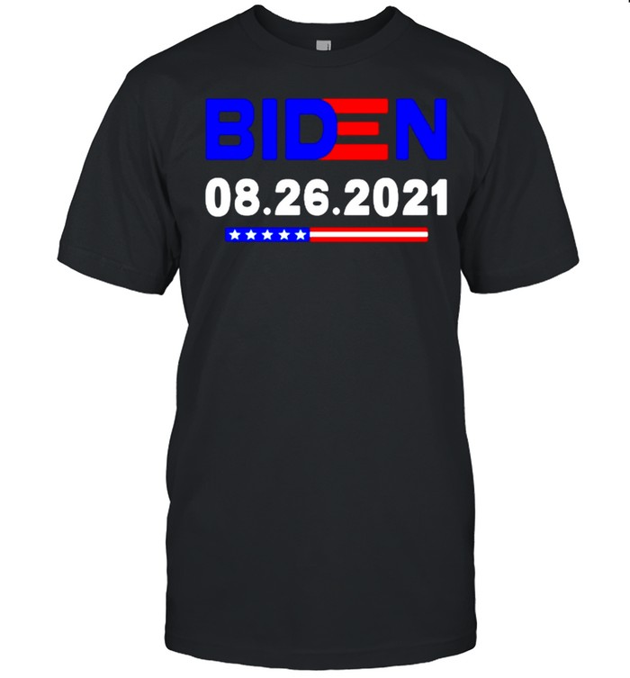 Biden 08.26.2021 Anti Biden Republican shirt Classic Men's T-shirt