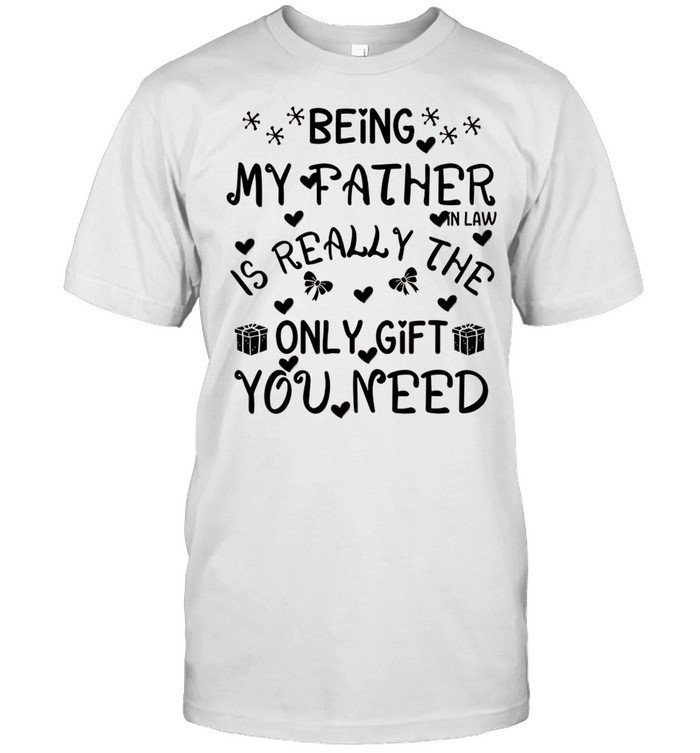 Christmas Being My Father In Law Christmas Family Pajamas shirt Classic Men's T-shirt