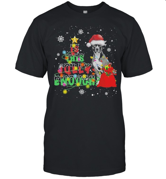 is This Jolly Enough Merry Christmas Pitbull shirt Classic Men's T-shirt