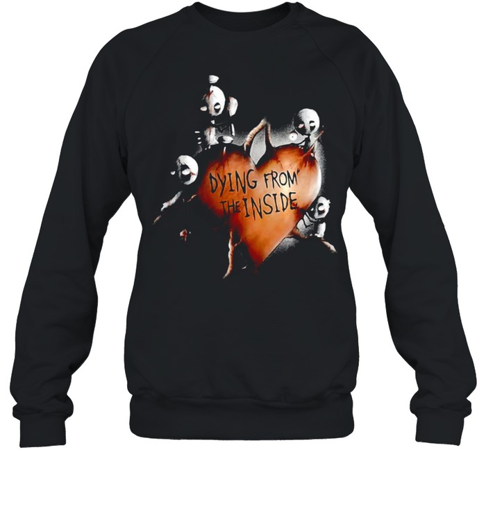 A Broken Heart Is A Heart Full Of Fear Ghost Halloween T-shirt Unisex Sweatshirt