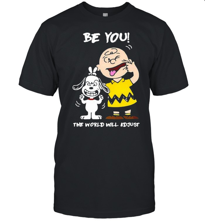 Awesome Snoopy Be You The World Will Adjust T-shirt Classic Men's T-shirt