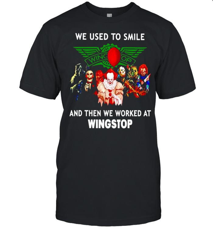 Horror Halloween we used to smile and then we worked at Wingstop shirt Classic Men's T-shirt