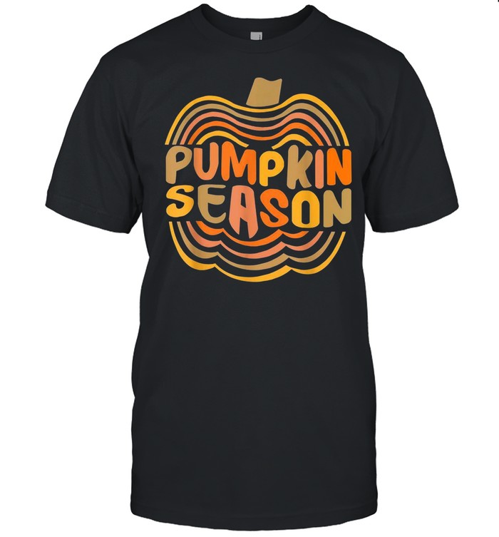Pumpkin Season Hippie Vintage Colors Autumn Fall Season shirt Classic Men's T-shirt