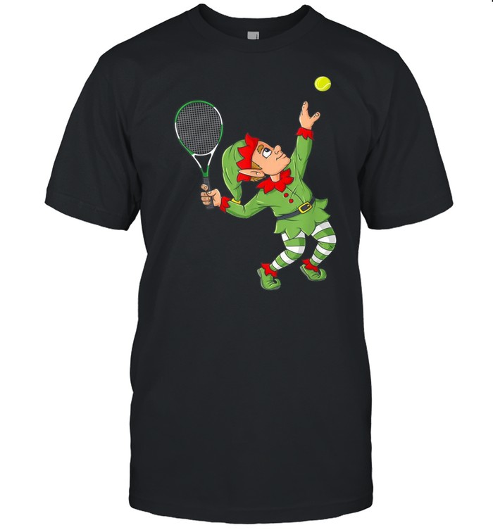Christmas Elf Tennis Boys Girlsns Xmas shirt Classic Men's T-shirt