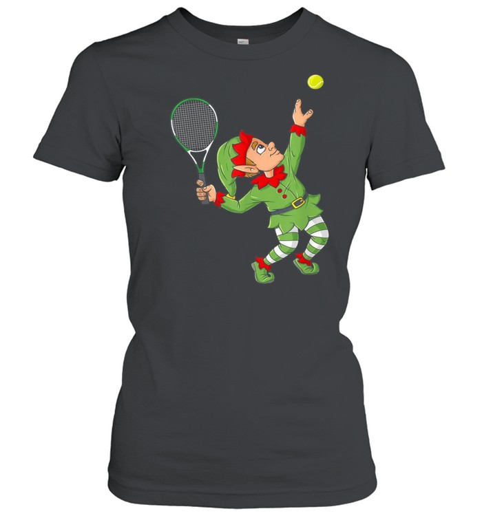 Christmas Elf Tennis Boys Girlsns Xmas shirt Classic Women's T-shirt