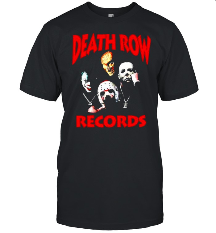 Horror Halloween death row records shirt