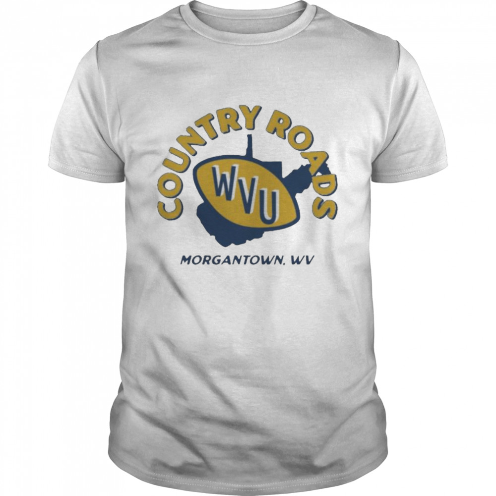 WVU Country Roads Vintage Football Morgantown shirt