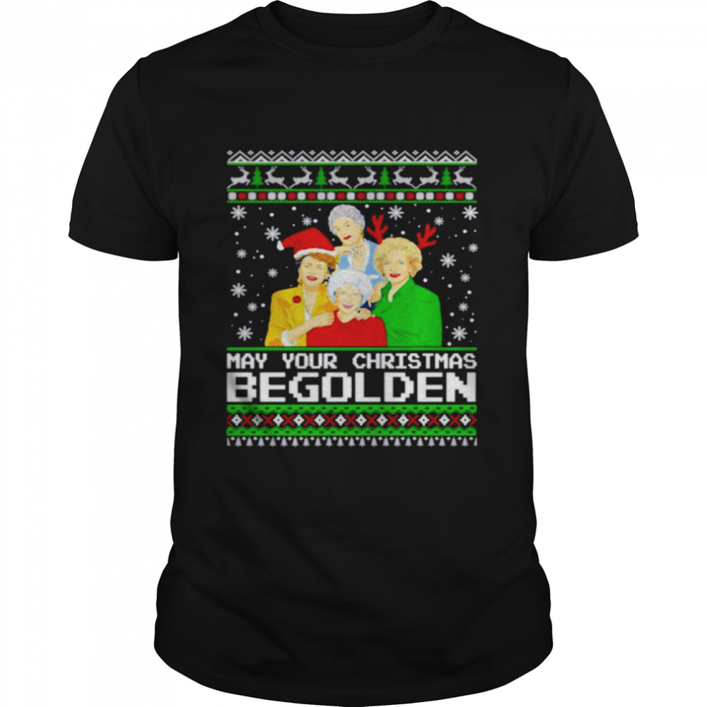 Golden Girls may your Christmas be golden t-shirt Classic Men's T-shirt