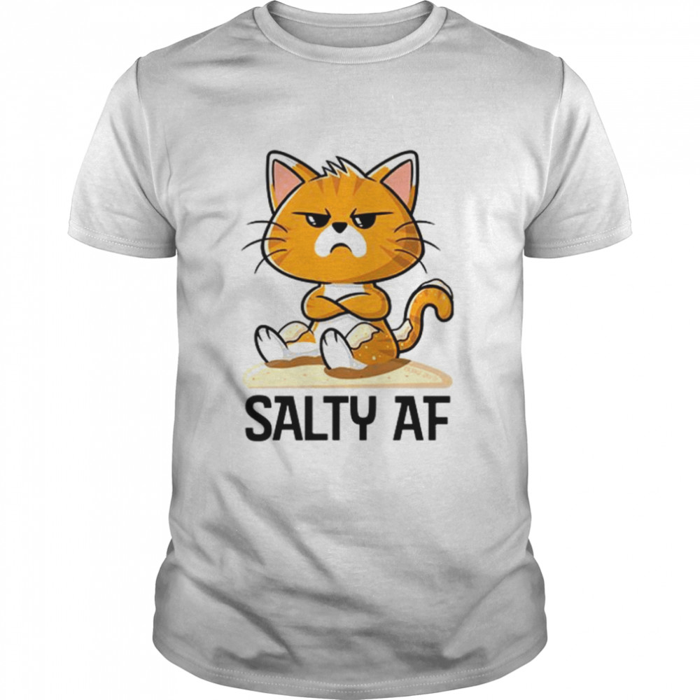 Cat Salty Af  Classic Men's T-shirt