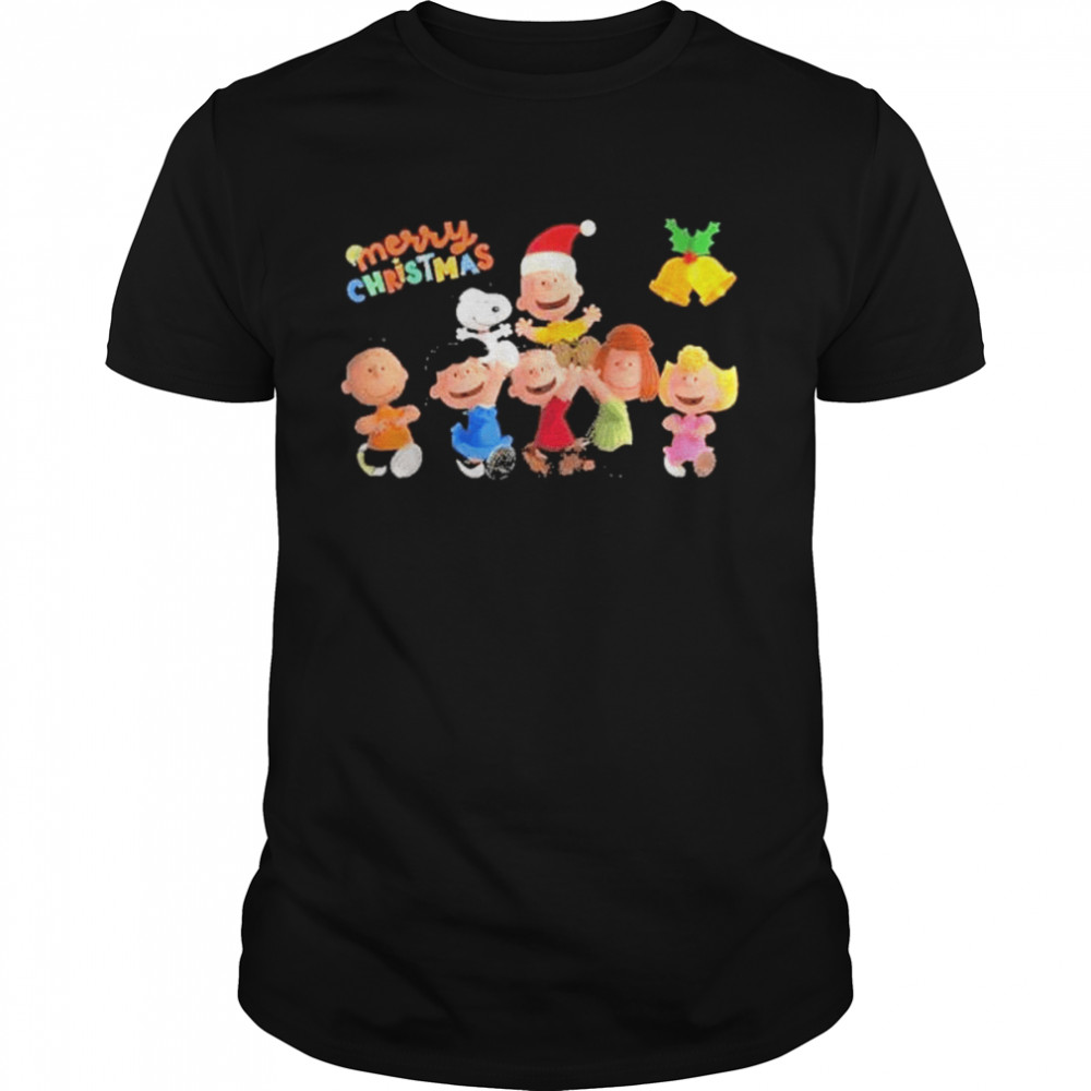 The peanut Snoopy and friends merry Christmas shirt
