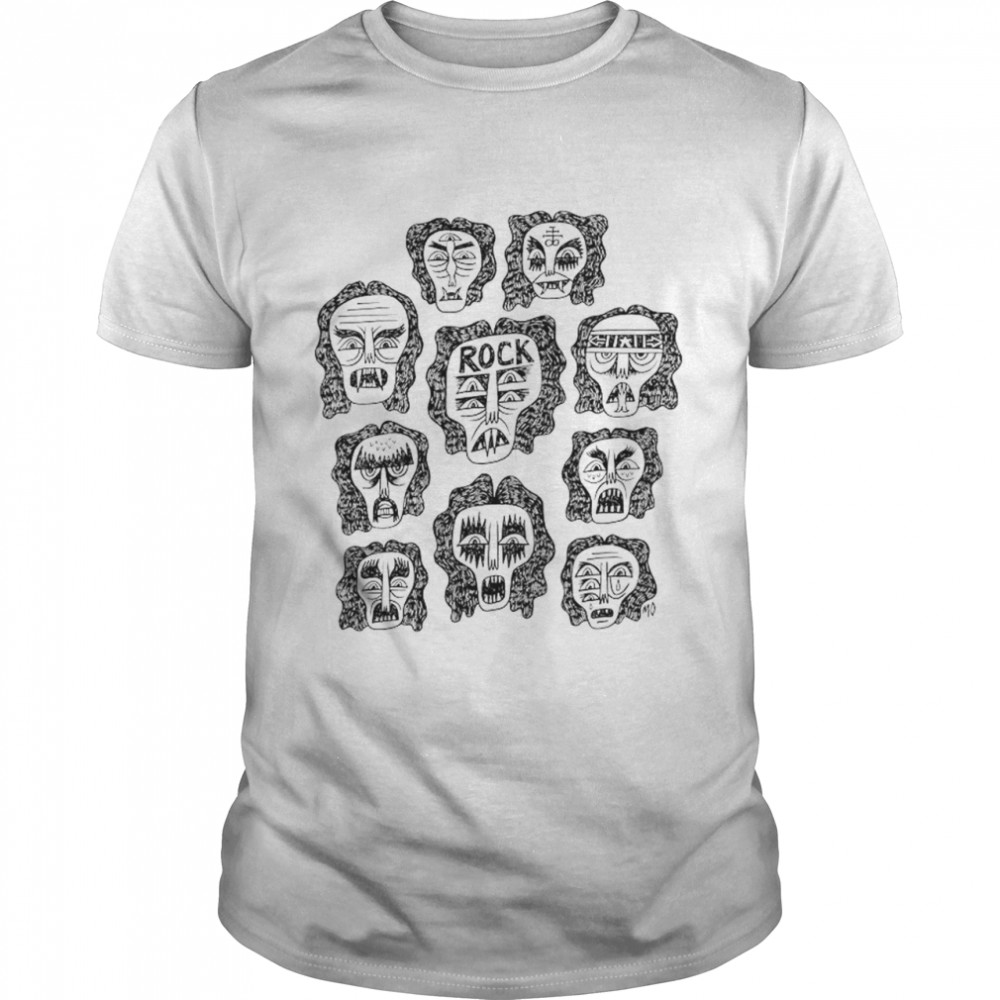 Headbangers Rock skulls shirt
