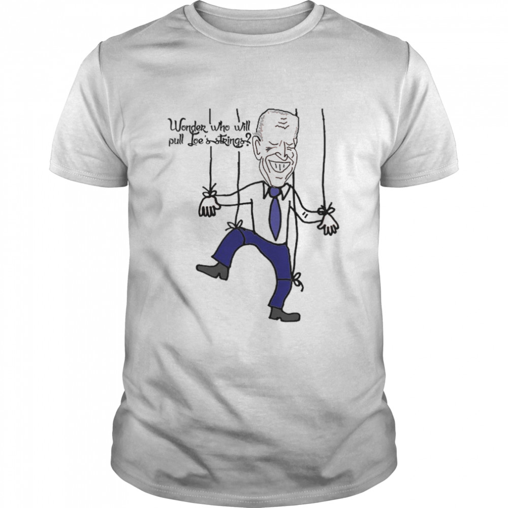 Joe Biden Puppet Political Cartoon T-Shirt