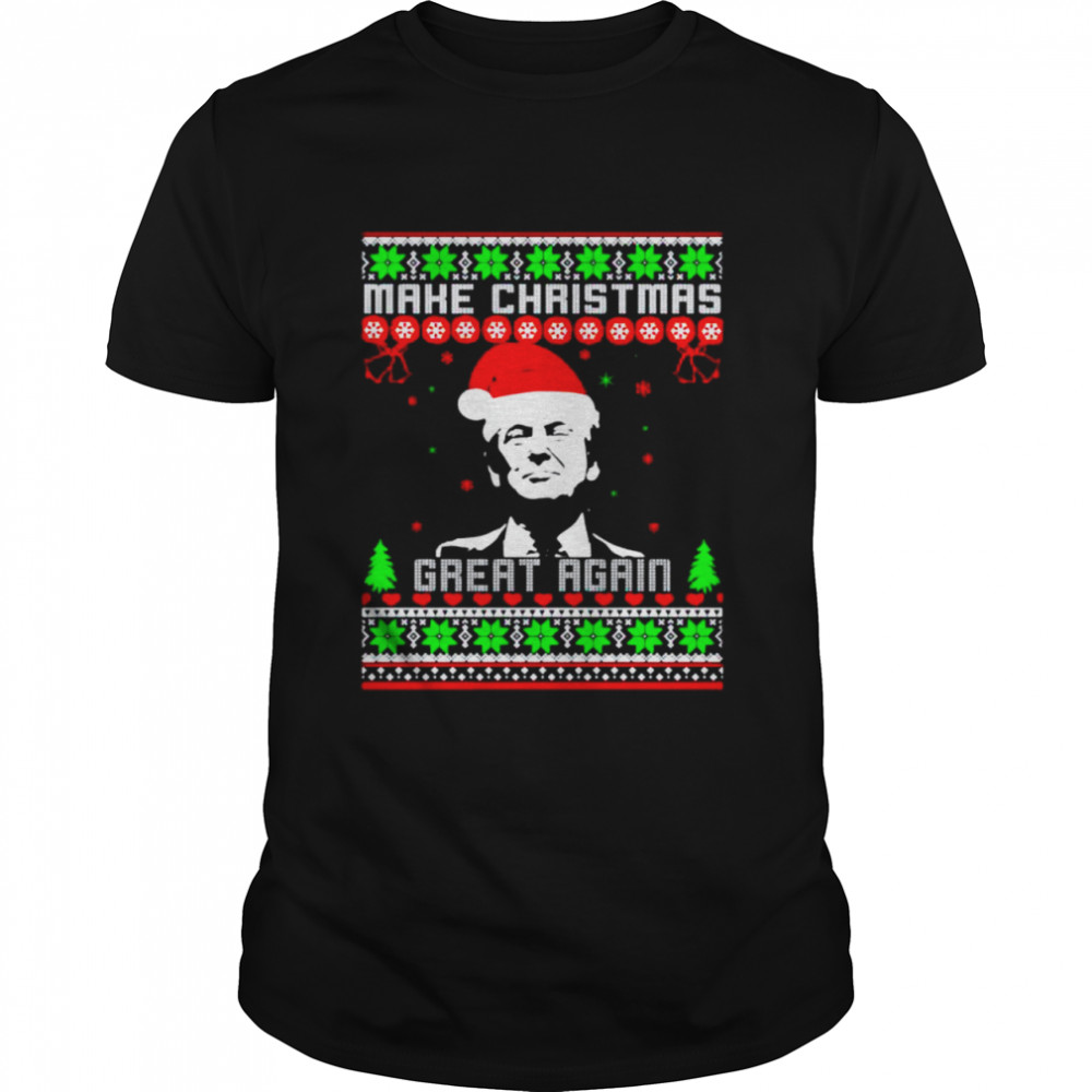 donald Trump make Christmas great again Christmas shirt Classic Men's T-shirt