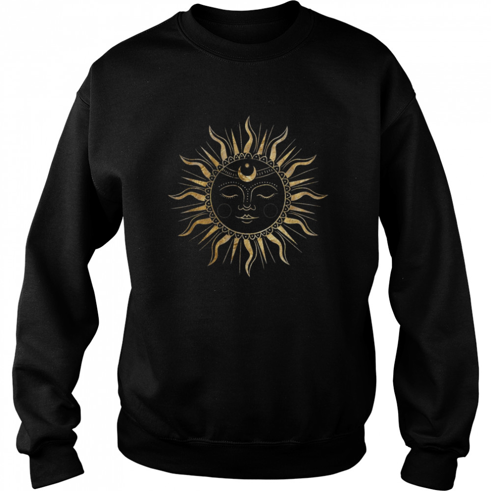 Sun Light Dark Academia Aesthetic Clothing Occult Witch Moon  Unisex Sweatshirt
