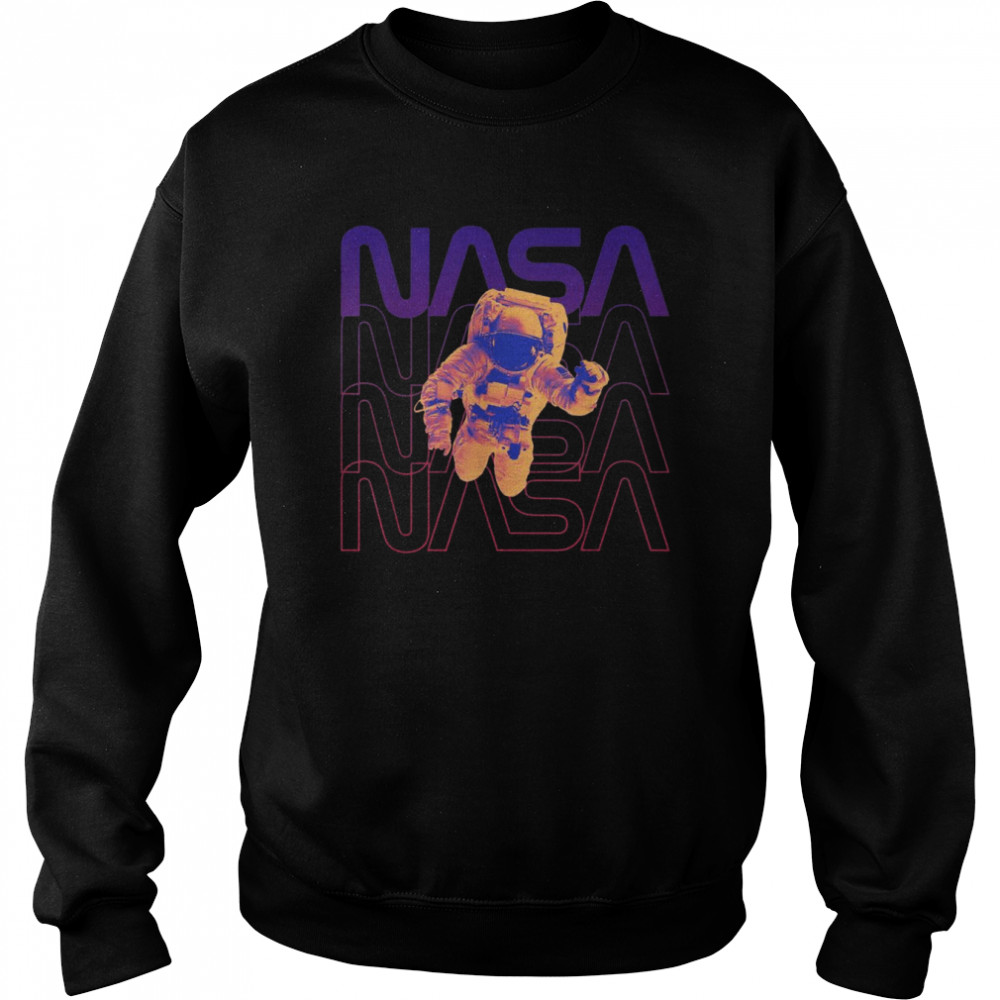 Floating in space NASA occupy Mars Astronaut in space  Unisex Sweatshirt