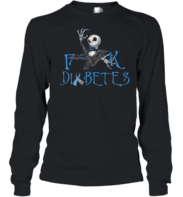 Jack Fuck diabetes shirt Long Sleeved T-shirt