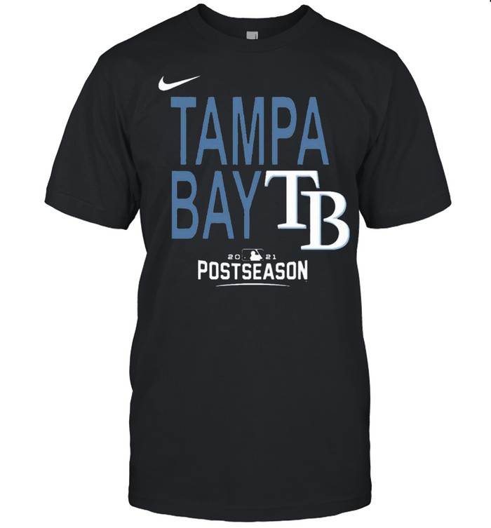Tampa Bay Rays Nike Black 2021 Postseason Authentic Collection Dugout T-Shirt