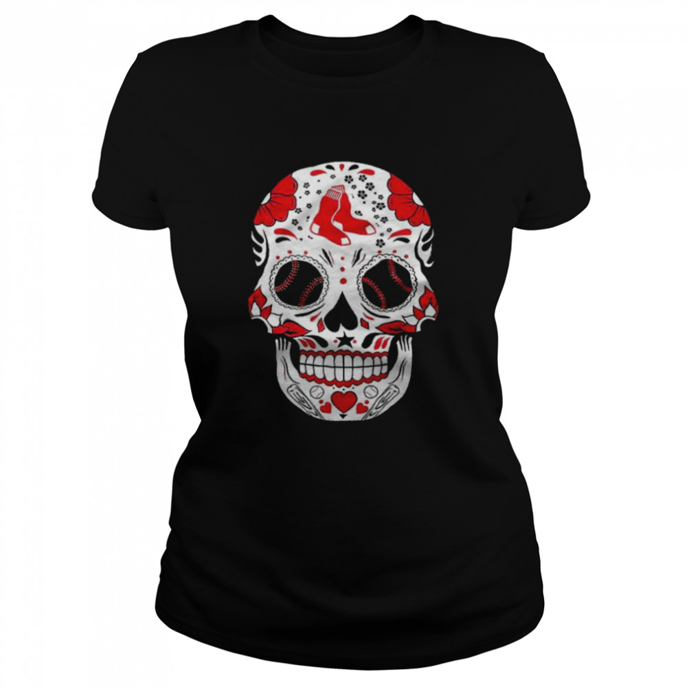 Atlanta Braves MLB Baseball Punisher Skull shirt Classic Women's T-shirt