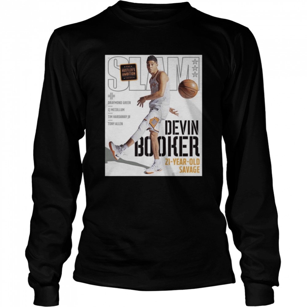 The Slam Devin Booker 21 Years Old Savage  Long Sleeved T-shirt
