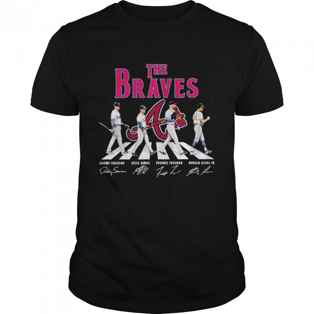 The Atlanta Braves Abbey Road Signatures Shirt