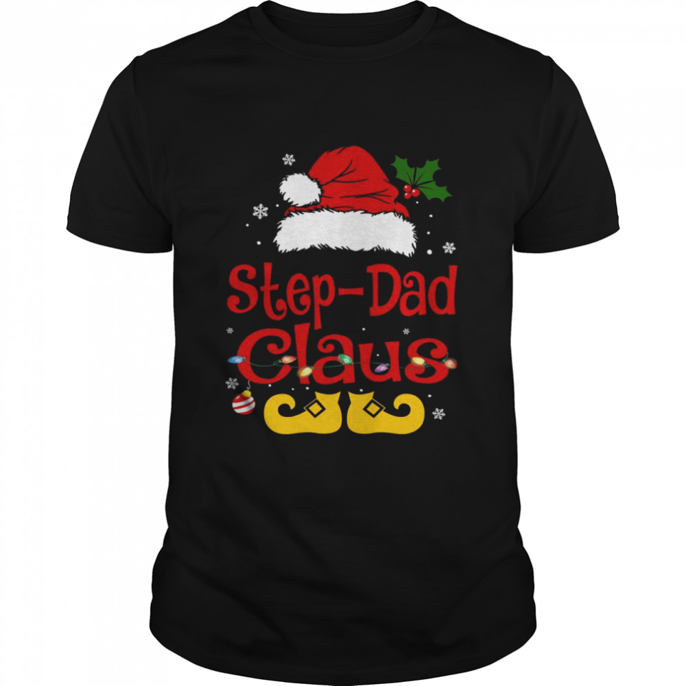 Santa StepDad Claus Christmas Matching Family  Classic Men's T-shirt