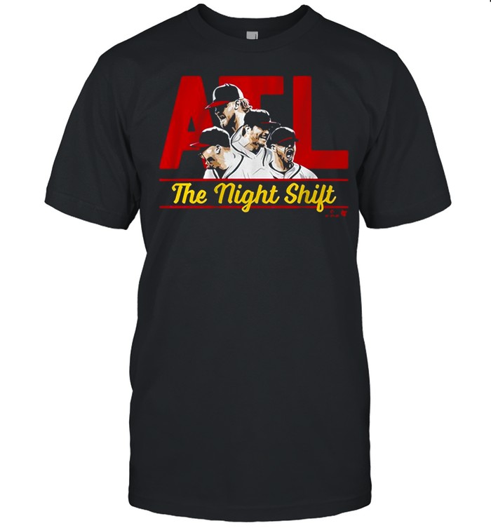 ATL The Night Shift Atlanta Braves  Classic Men's T-shirt