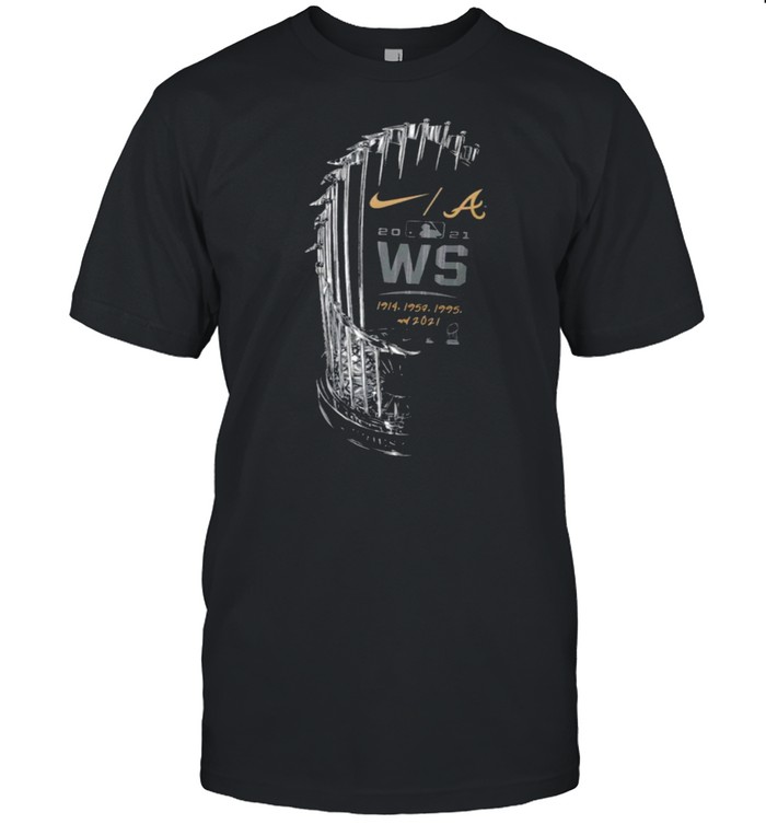 Atlanta Braves Nike Black 2021 World Series Champions Commish T-Shirt