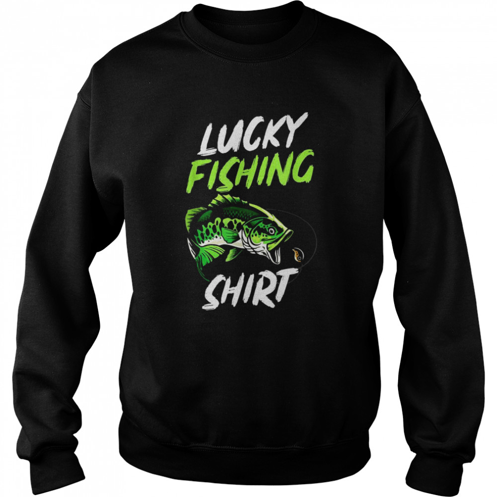 Lucky Fishing  Bass Fishing Fisherman  Unisex Sweatshirt