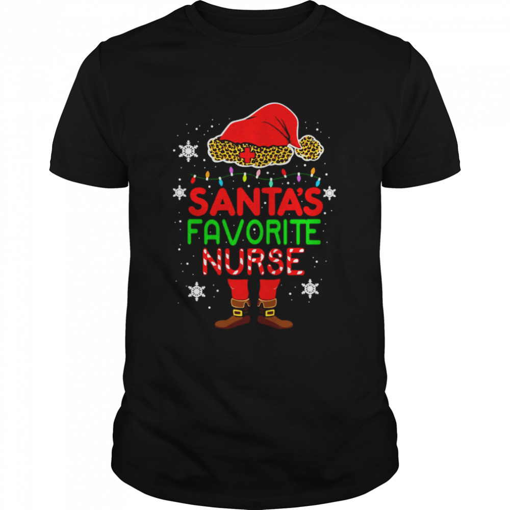 Santa’s Favorite Nurse Christmas Sweater T-shirt