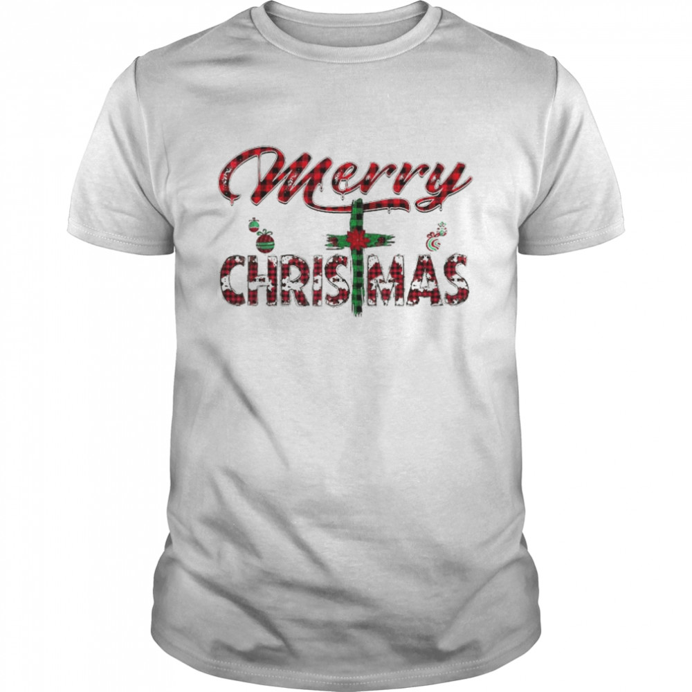 Merry Christmas Cross shirt