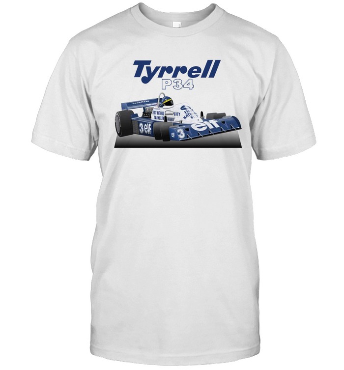 Tyrrell P34 1977 2021 White Clothing Classic Men's T-shirt