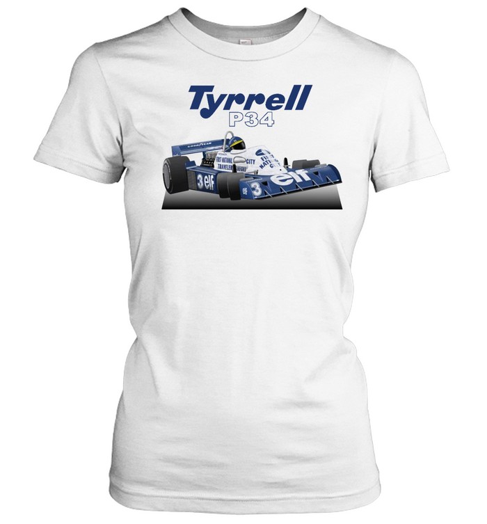 Tyrrell P34 1977  2021 White Clothing Classic Women's T-shirt