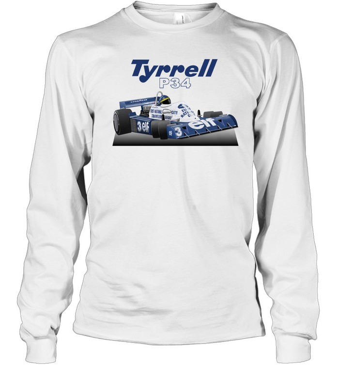 Tyrrell P34 1977  2021 White Clothing Long Sleeved T-shirt