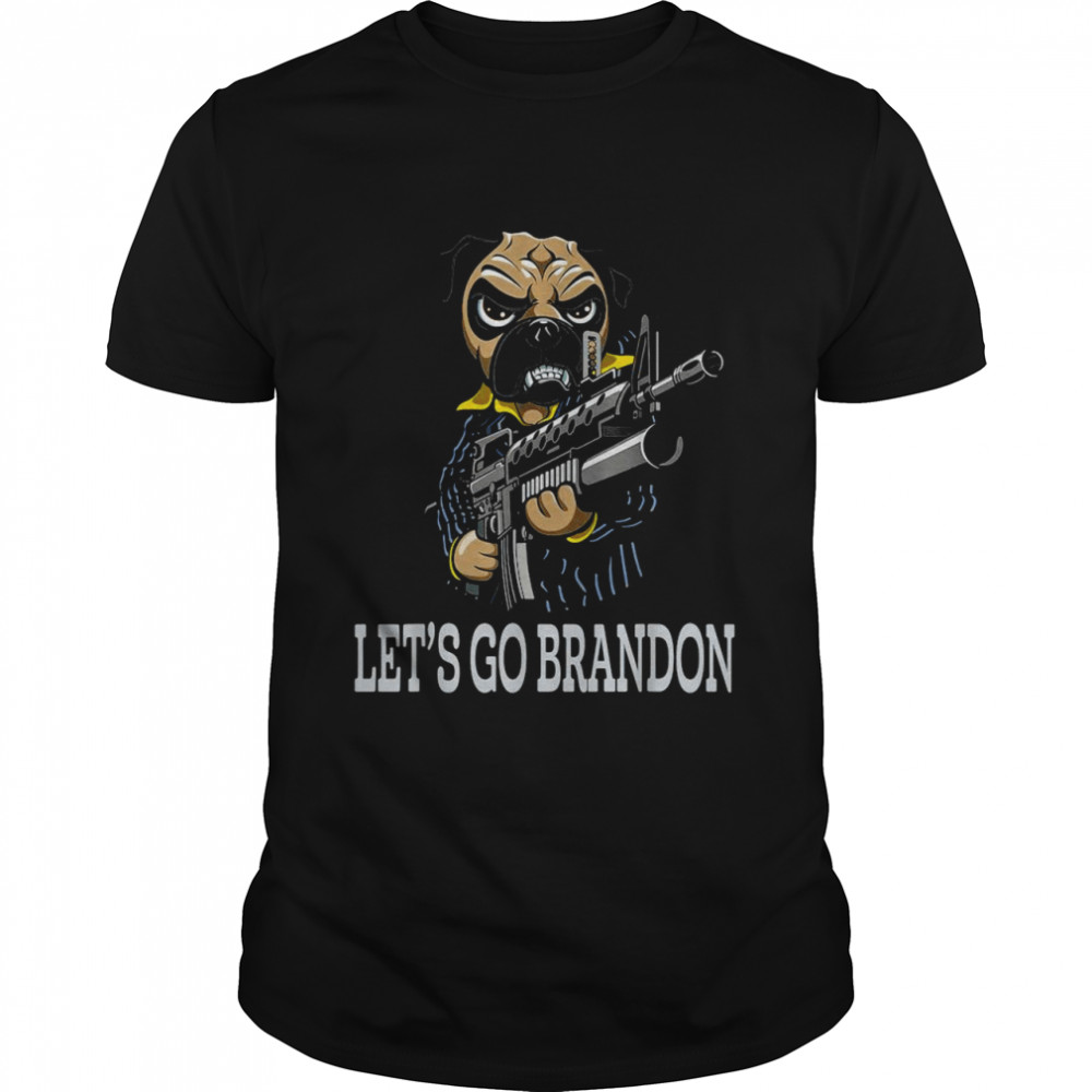 Bulldogs gun let’s go brandon anti Biden shirt