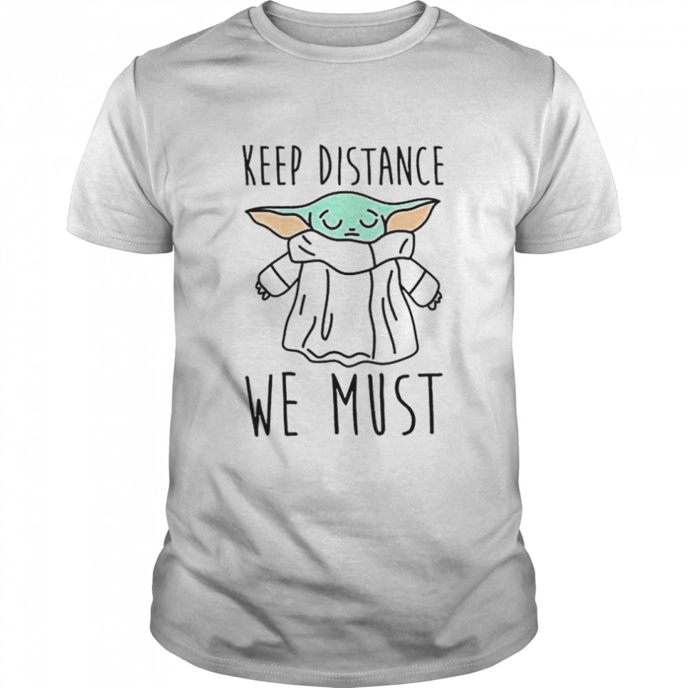 Keep Distance We Must Baby Yoda Coffee Mugs