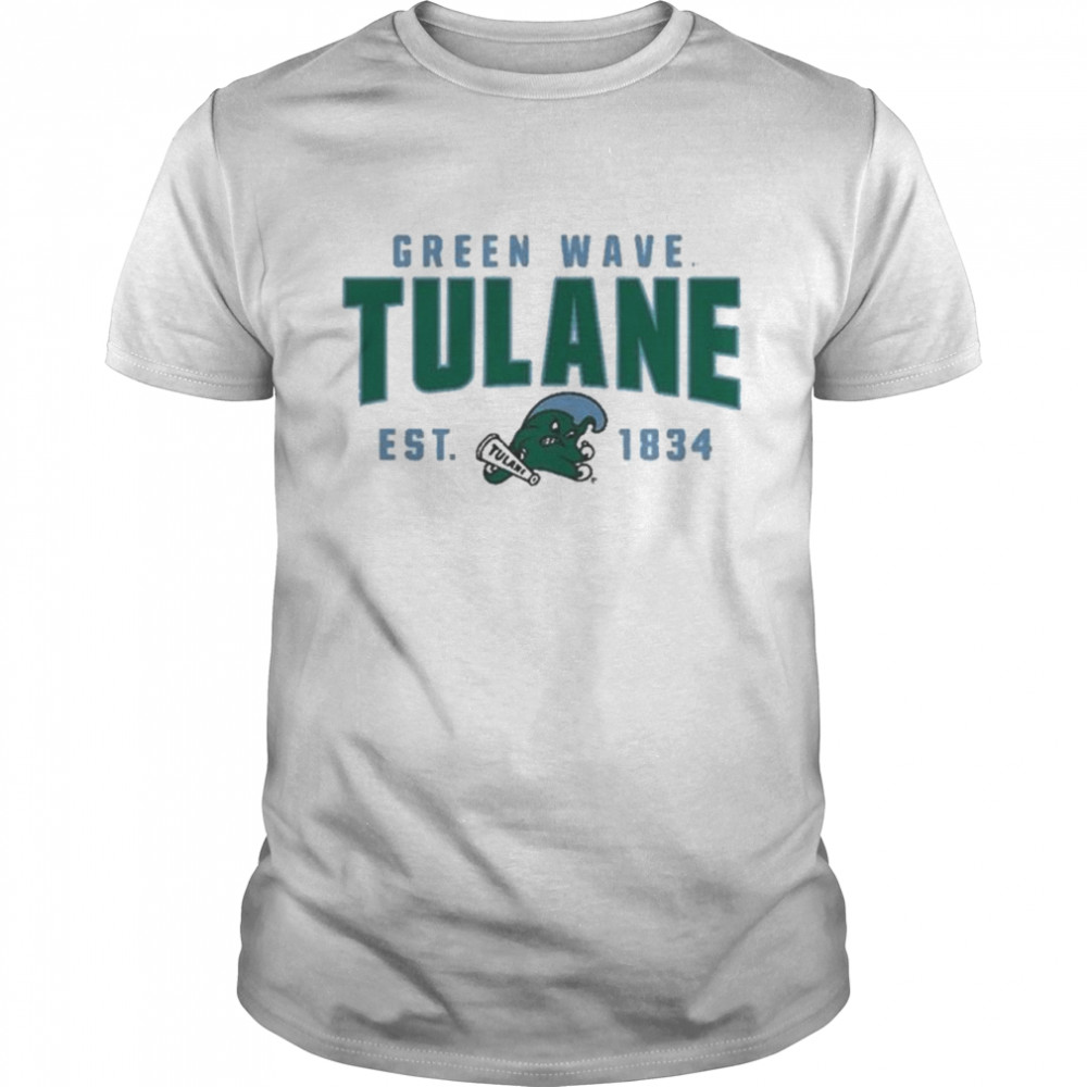 League Collegiate Wear Heathered Oatmeal Tulane Classic Men's T-shirt