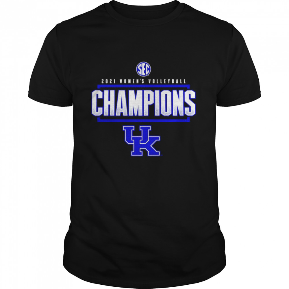 Kentucky Wildcats 2021 SEC Women’s Volleyball Champions shirt