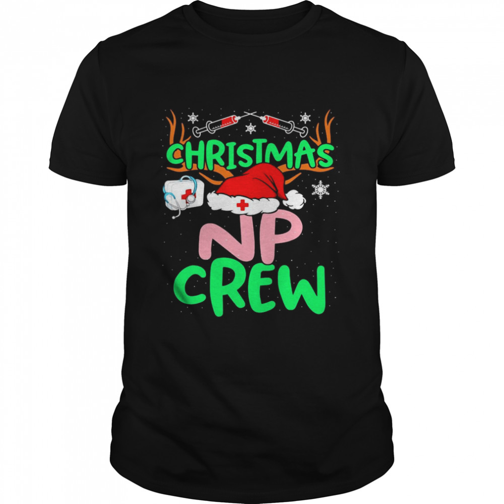 Vaccinated Christmas NP Crew Sweater Shirt