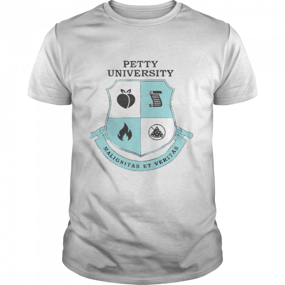 Petty University malignitas et veritas logo T-shirt Classic Men's T-shirt